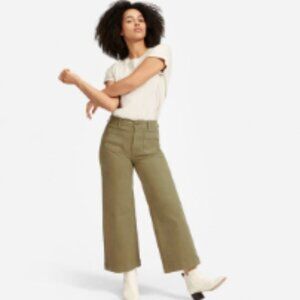 Everlane Wide Leg Cropped Pant
